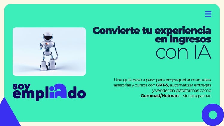 Convierte tu experiencia en ingresos con IA