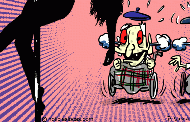 Geriátrico ofrece baile del caño para entretener a sus residentes