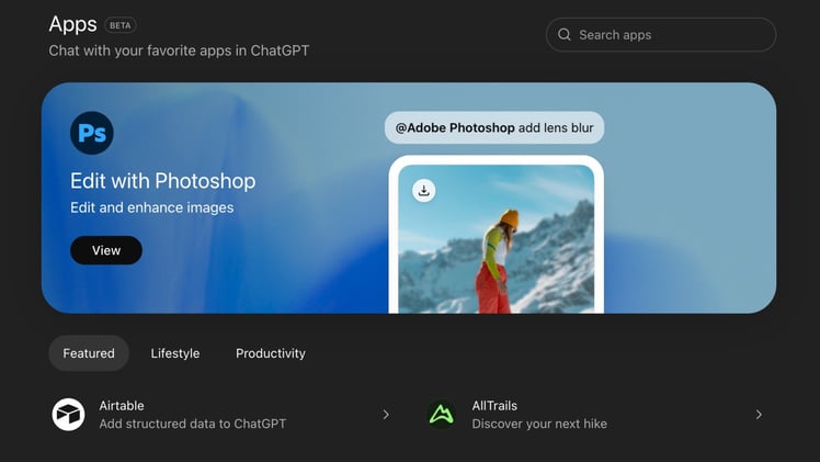 📲 ChatGPT launches new App Store