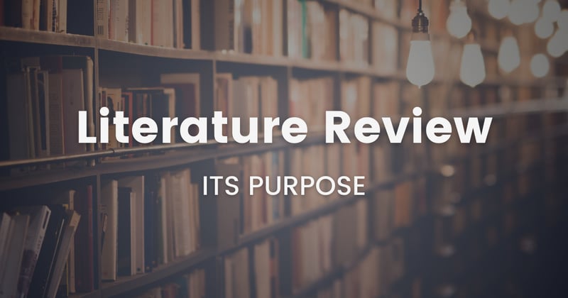 #33 The role of a Literature Review
