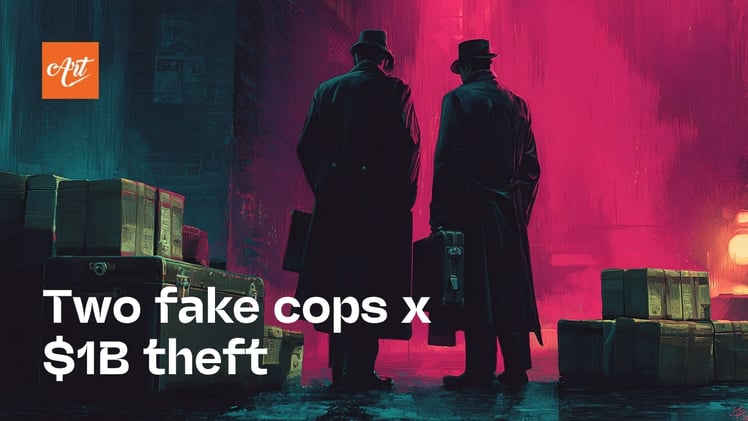 two fake cops x $1B theft