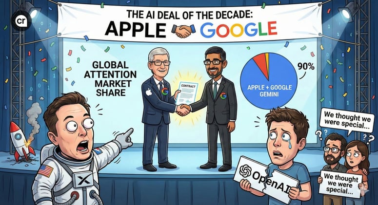 Apple and Google join forces in an A.I. partnership to fix SIRI!