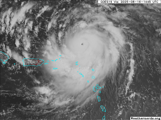 Hurricane Erin (05L) - Tropical Cyclone Update #1 - 11 AM EDT 8/16/25