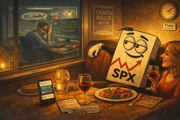 $7 Move. 2 Trades. 148% Combined ROC. Premium Selling Shines Again. | Post Trade DeBrief 30 Dec 2025