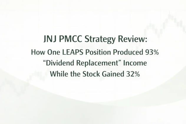 JNJ PMCC Strategy Review: How One LEAPS Position Produced 93% "Dividend Replacement" Income While the Stock Gained 32%
