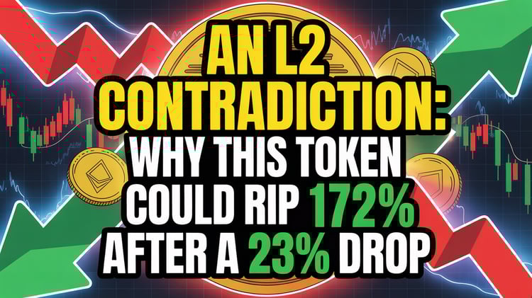 An L2 Contradiction: Why This Token Could Rip 172% After a 23% Drop