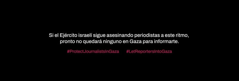 Más de 220 periodistas asesinados en Gaza: RSF y Avaaz llaman a los medios de todo el mundo a una movilización mediática a gran escala el 1 de septiembre