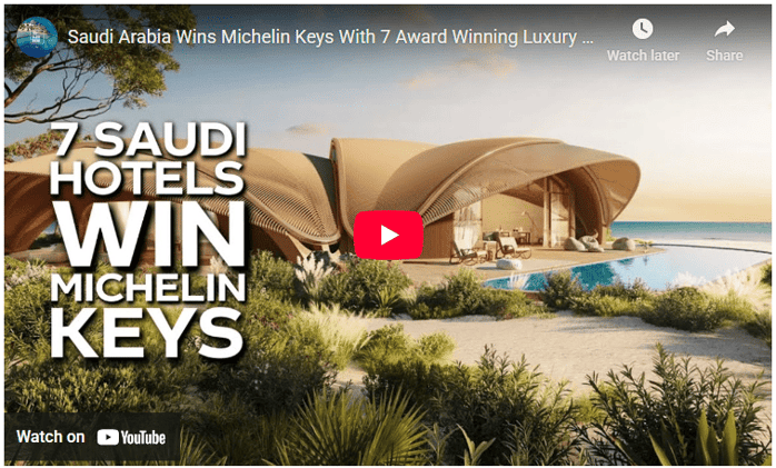 Saudi Arabia Wins Michelin Keys With 7 Award Winning Luxury Hotels