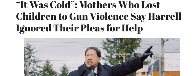 Harrell Caught Mistreating Mothers of Gun Violence Victims