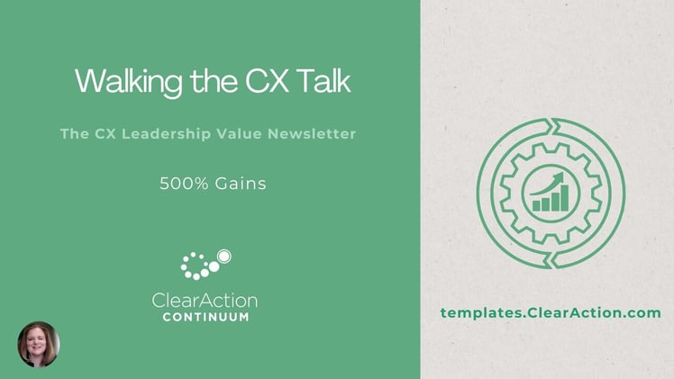 💰 Walking the CX Talk