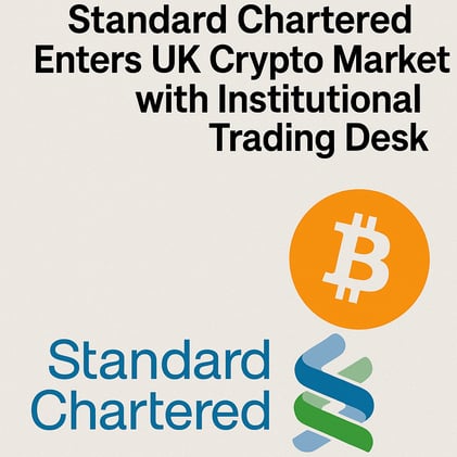Major Banking Milestone: Standard Chartered Launches UK Crypto Trading Desk