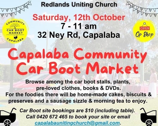 🔵 Car Boot Market This Saturday