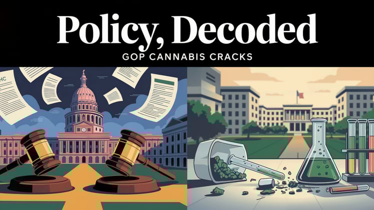 🚨 Texas GOP splits on THC while NC courts expand police powers + DOGE cuts federal cannabis research