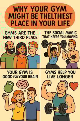 Why Your Gym Might Be the Healthiest Place in Your Life