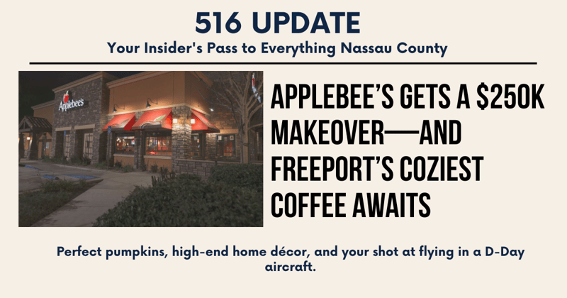 🌊 Applebee’s Gets a $250K Makeover—And Freeport’s Coziest Coffee Awaits