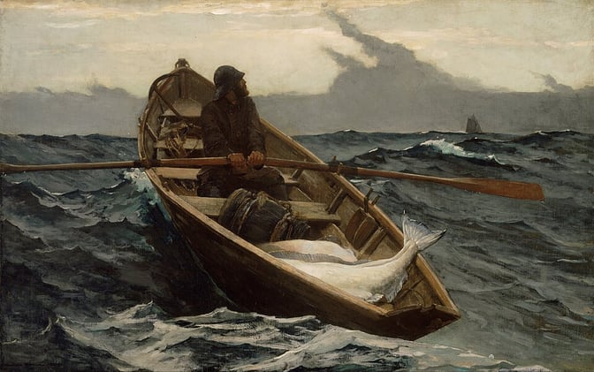 "The Fog Warning" - Winslow Homer 