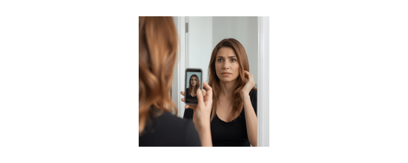 El espejo te engaña. La cámara...también.