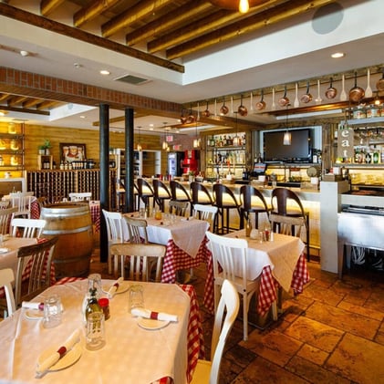 Popular 5th Ave. eatery La Trattoria is sued for ceiling collapse that wounded 9 people.