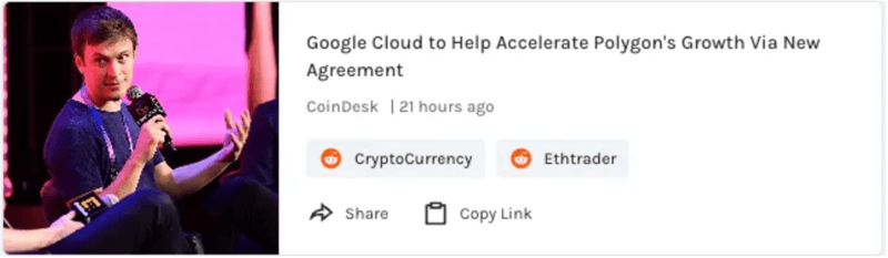 Google Cloud and Polygon teaming up with a new agreement