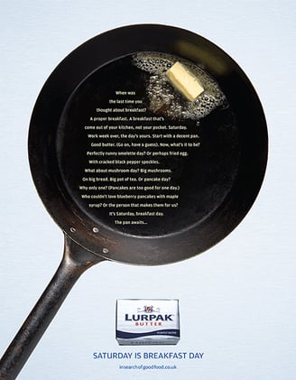 6-JAN-2026 | Lurpak Butter’s “The Pan Awaits” Ad by Peter Gatley