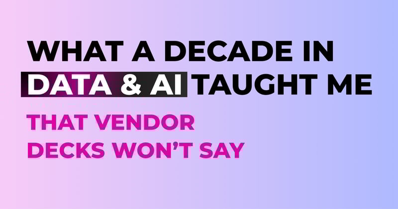 Why Data and AI Projects Fail Even When the Technology Works!