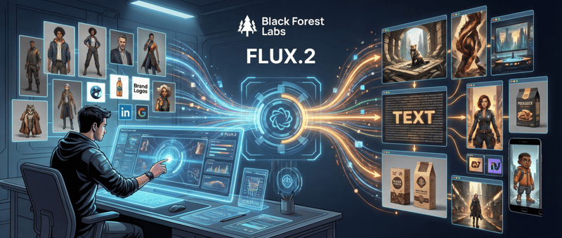 Black Forest Labs a lancé FLUX.2 : une génération d'images époustouflante offrant un contrôle créatif optimal