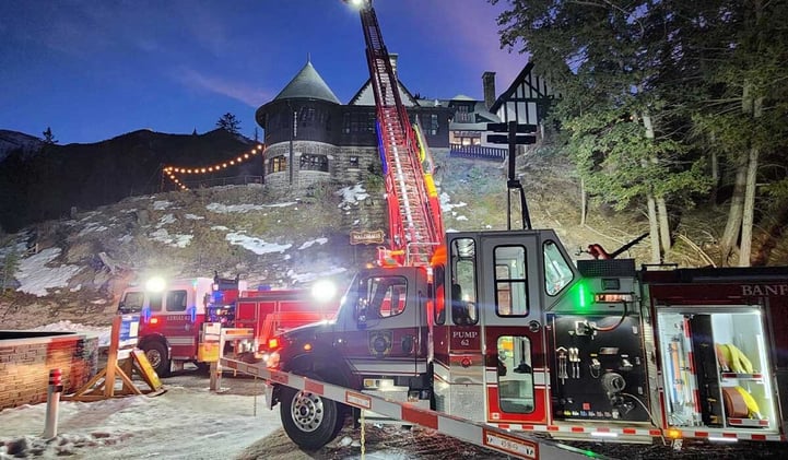 Fire Crews Contain Chimney Blaze at Waldhaus Restaurant