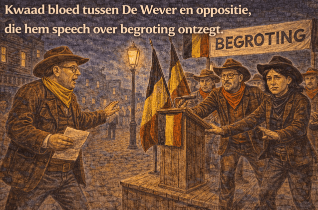 Geen gelukkig huwelijk tussen premier en Kamer: oppositie noemt De Wever “hooghartig” en weigert hem het woord over zijn eigen begroting