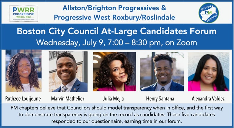 TONIGHT 7PM: City Council At-Large Candidate Virtual Forum