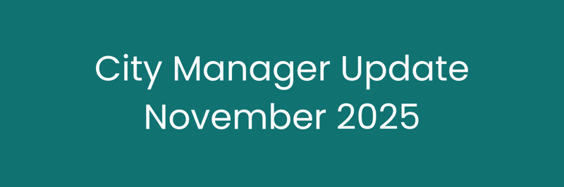 City Manager Update - November 2025