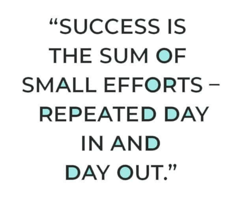 Success is Accumulative