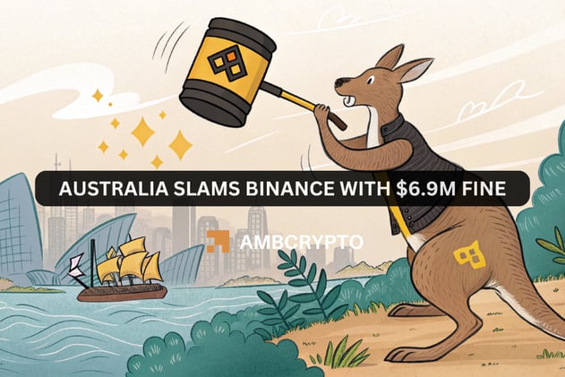 Australia slams Binance with $6.9M fine