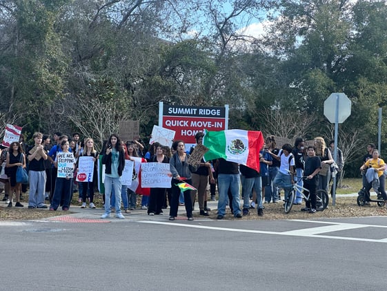 AHS students stage walkout, voters decide charter amendments, new orange grove mural