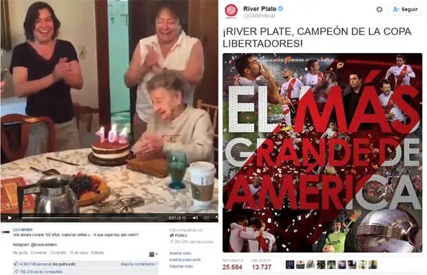 Las publicaciones, medios y marcas más exitosas en Argentina en Facebook, Instagram y Twitter