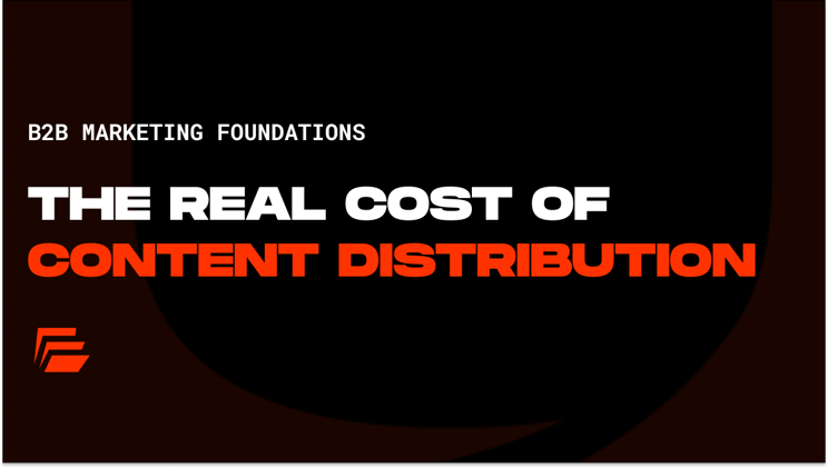 The real price of content distribution