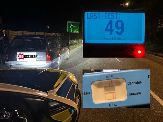 May 6 - Drunk driver, on Cannabis arrested with 3 kids in the car