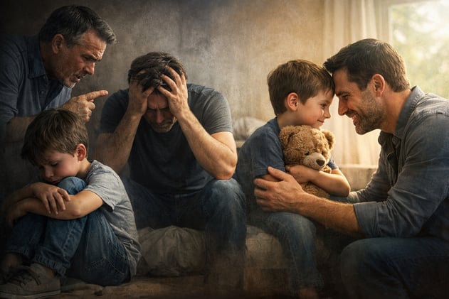 El hijo no crea el personaje, lo revela