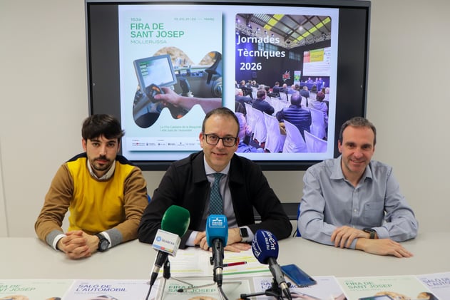 Mollerussa presenta 24 jornades tècniques per a la 153a Fira de Sant Josep, amb el focus en el futur del sector agrari