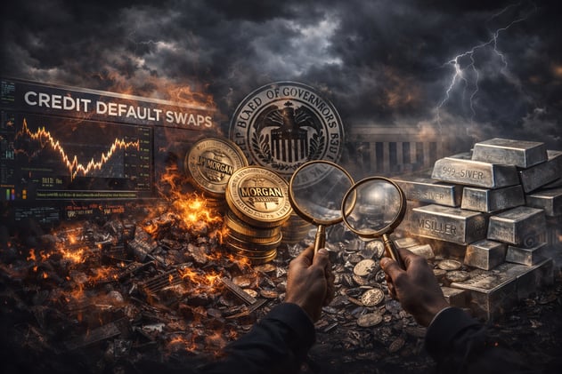 CDS on Private Credit, Fed Probes, and a Quiet Silver Squeeze: Four Signals of a System at Limits