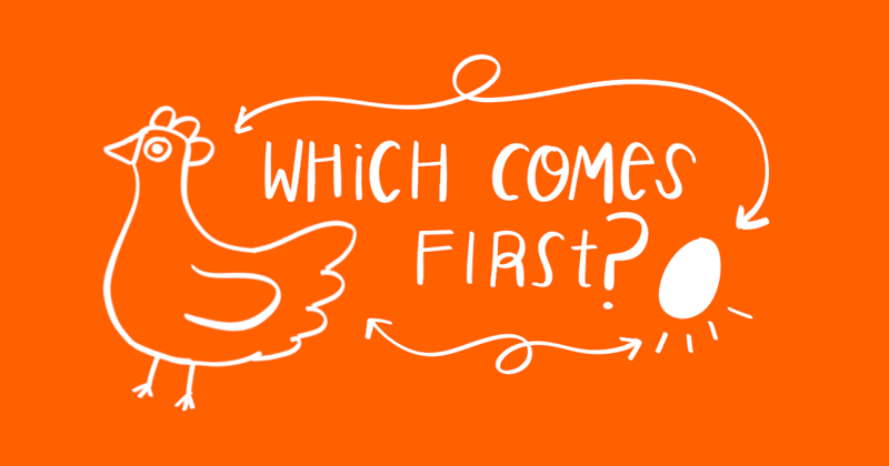 Can you "start something" when you don't yet know what you're starting?