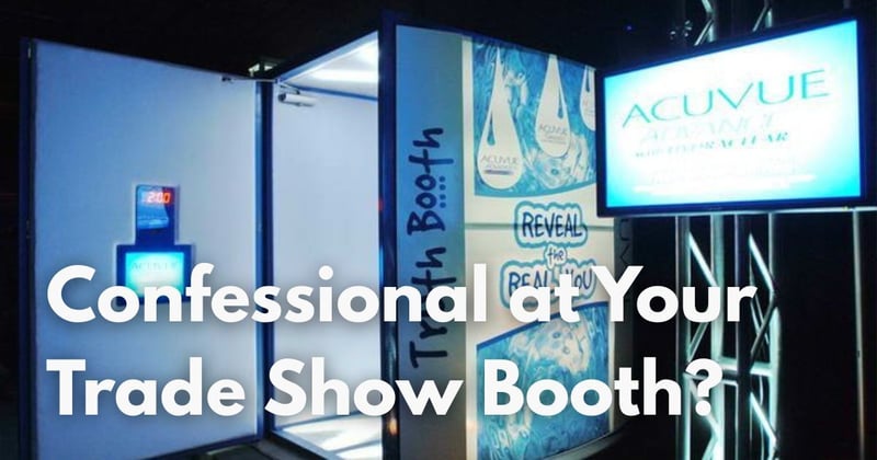 Add a Confessional to Your Booth and Let Your Audience Preach!