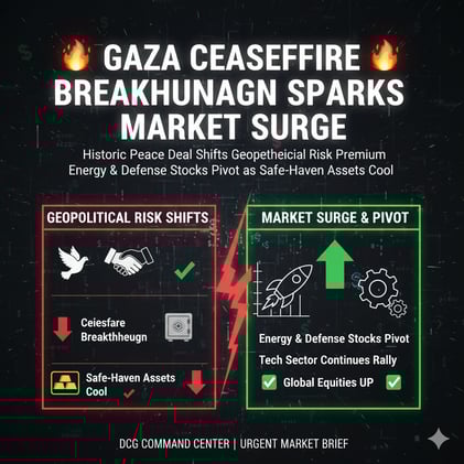 π₯ GAZA CEASEFIRE BREAKTHROUGH SPARKS MARKET SURGE π₯