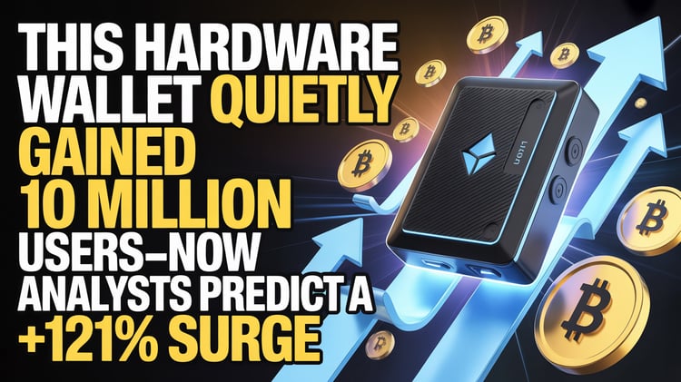 This Hardware Wallet Quietly Gained 10 Million Users—Now Analysts Predict a +121% Surge