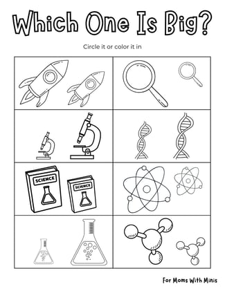 Science Themed Big and Small