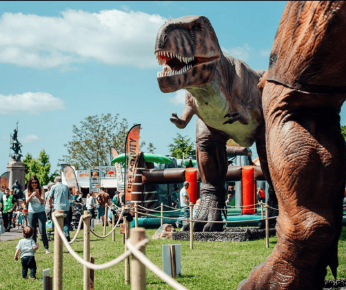 Win Family Festival Tickets Worth £82, Dinosaurs In The Park, Meet A Seal 