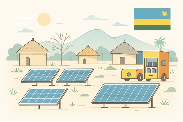 Rwanda, PolyU Light Up Rural Homes