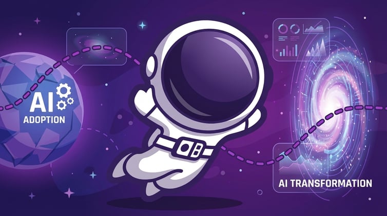 👨🚀 Von AI-Adoption zu AI-Transformation in Unternehmen & Teams