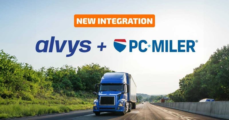 Alvys Teams Up with Trimble’s PC*Miler – At No Extra Cost to Users