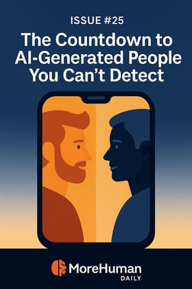 🧠 Issue #25 – The Countdown to AI-Generated People You Can’t Detect