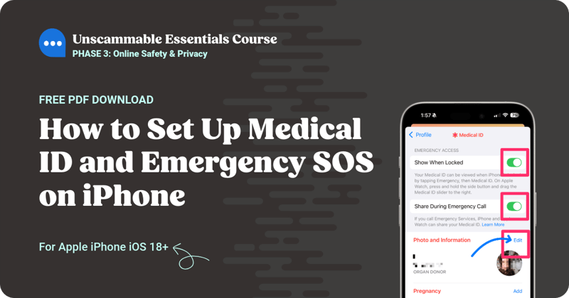 How to Set Up Medical ID and Emergency SOS on iPhone – PDF Download